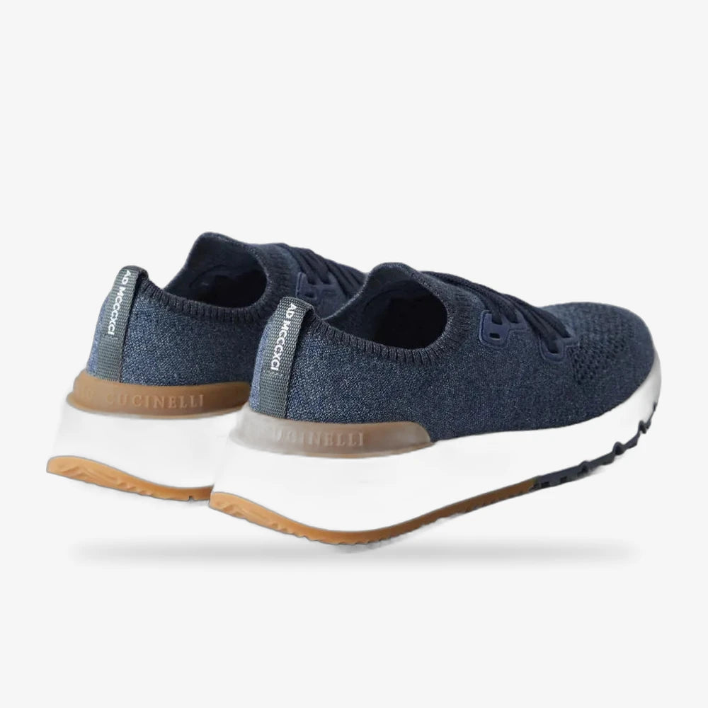 Brunello Cucinelli (knitted lace-up sneakers)