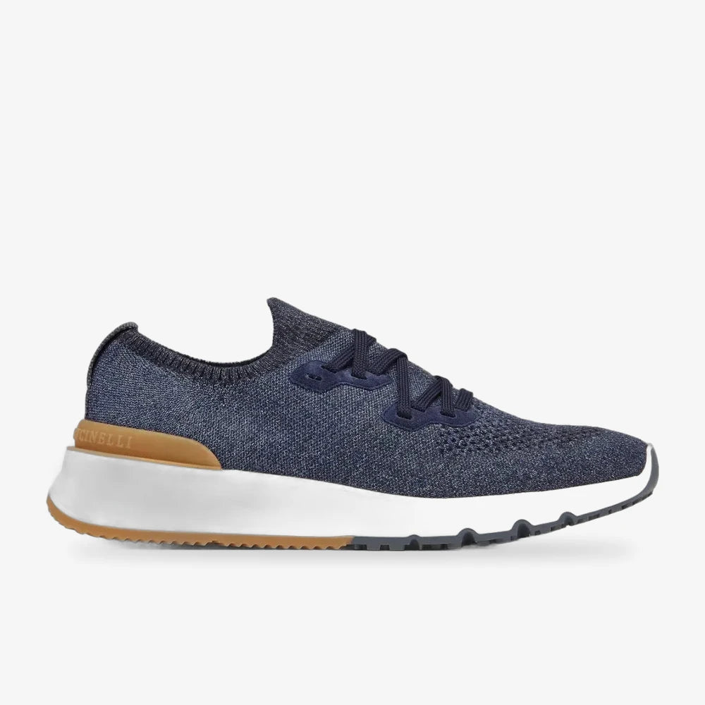 Brunello Cucinelli (knitted lace-up sneakers)