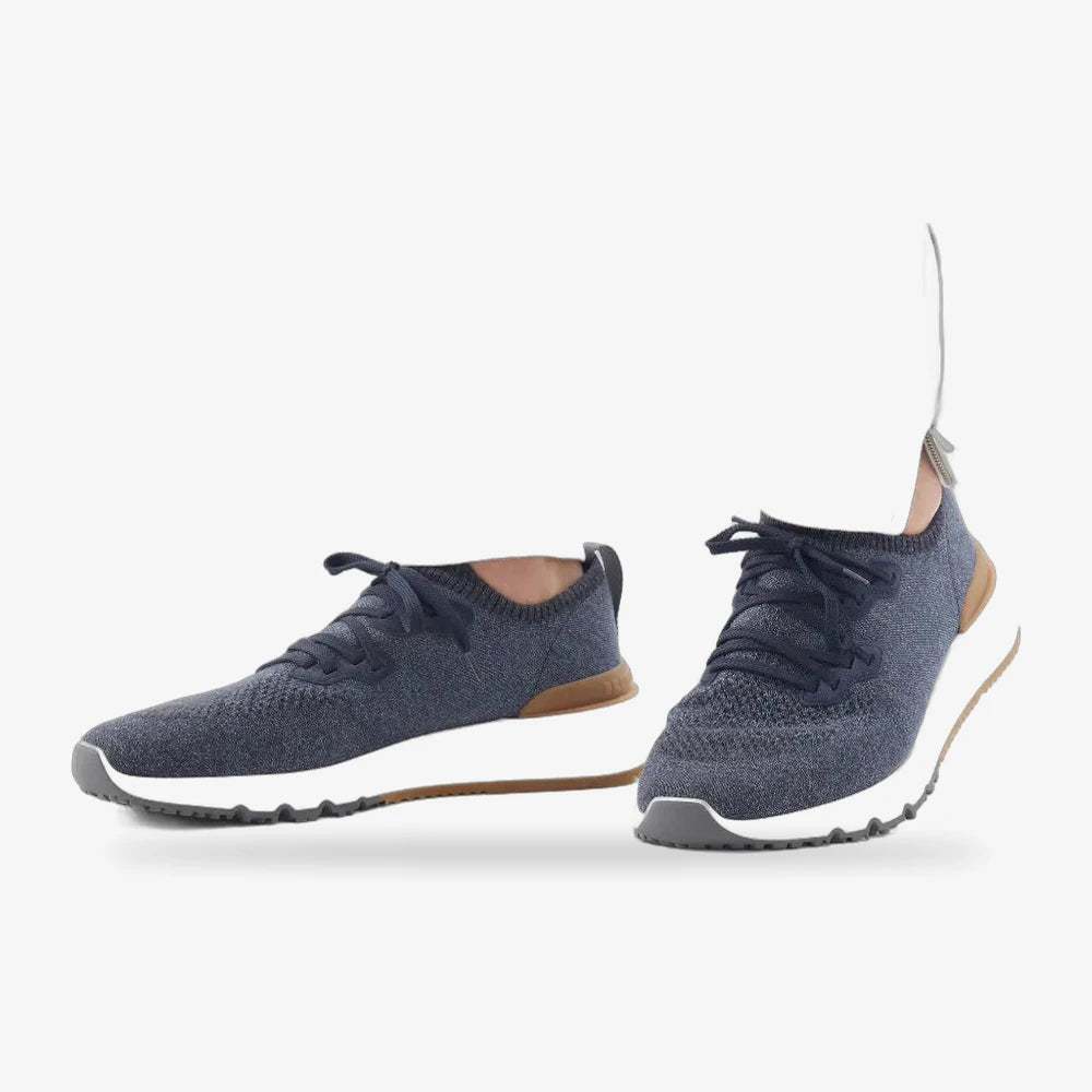 Brunello Cucinelli (knitted lace-up sneakers)