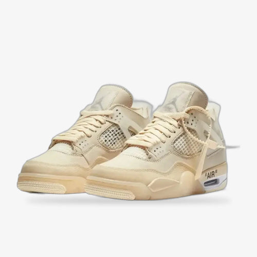 Air Jordan 4 x Off-White (Sail)