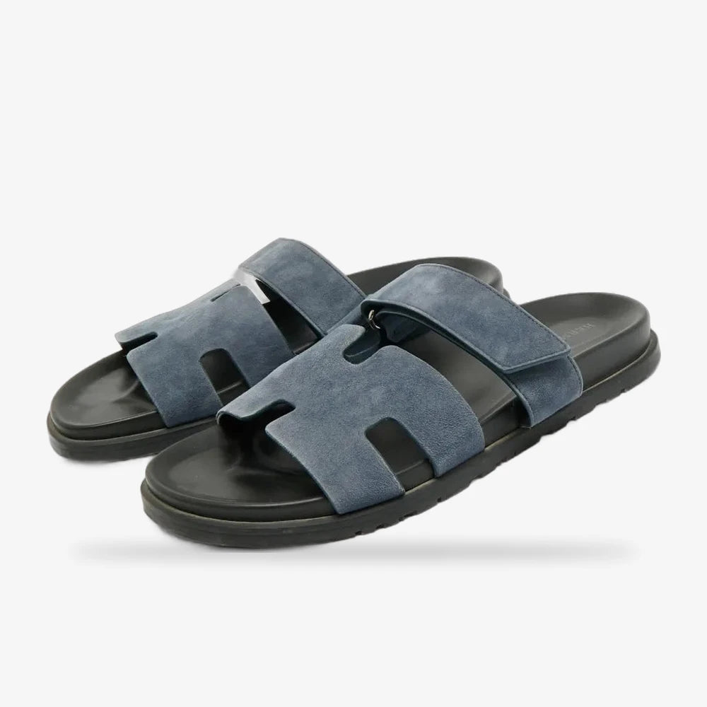 Hermès "Pre-Owned Chypre Sandals"